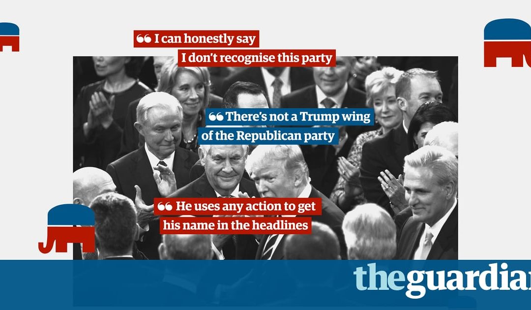 The conservatives turning against Donald Trump