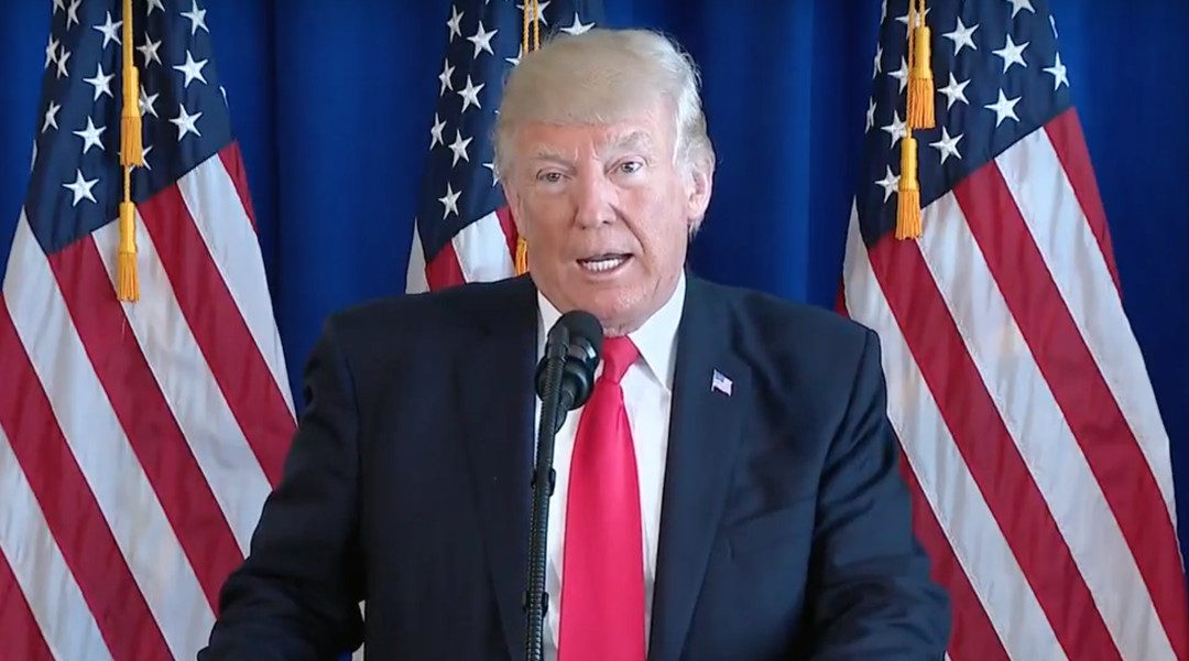 Donald Trump chooses not to call the problem of white supremacist violence