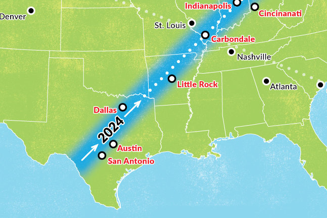 Finest Cities to Check out for the Next Solar Eclipse in 2024