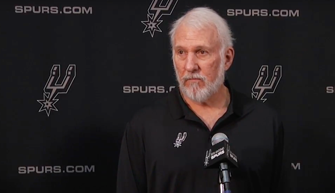 Spurs coach Gregg Popovich takes on Trump and racism in a powerful speech.