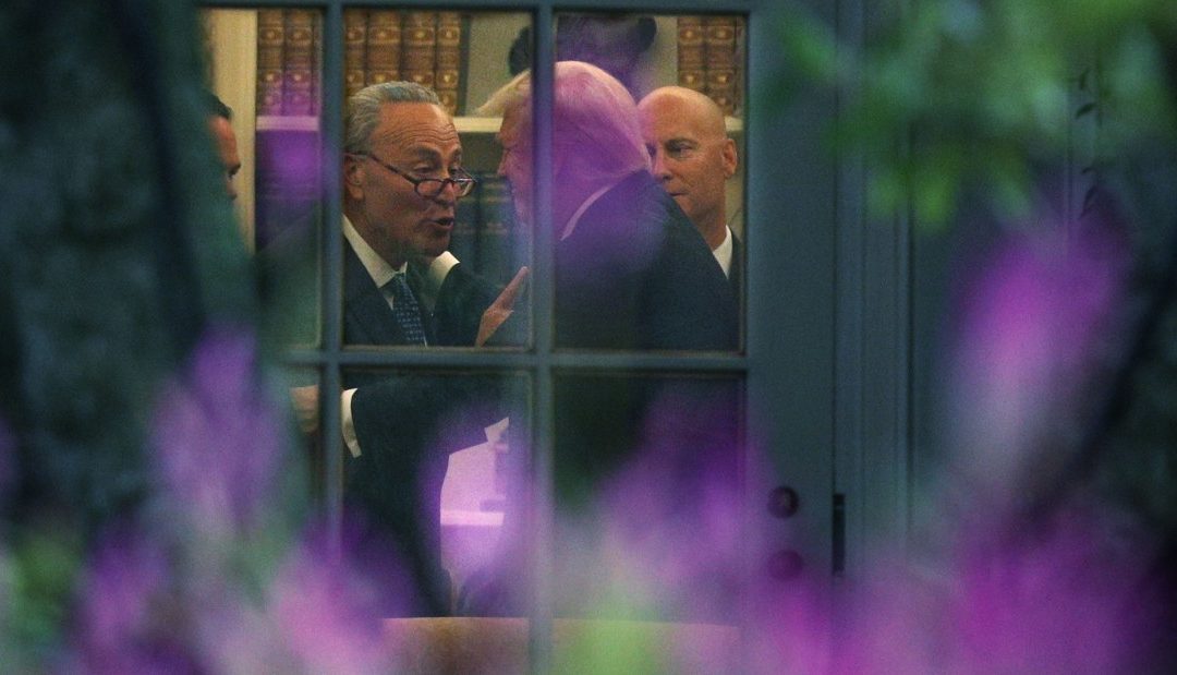 Trump bucks GOP leadership, backs Democratic deal on debt ceiling, funding government