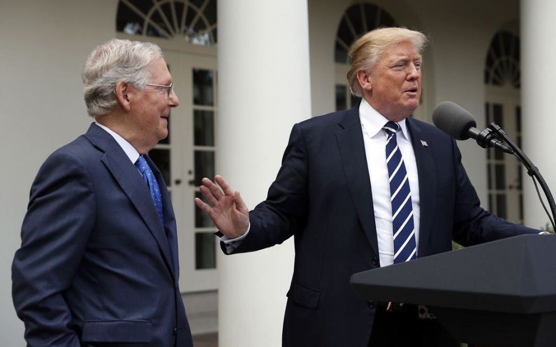 Trump, McConnell Open Door to Tax Revamp Slipping Into 2018