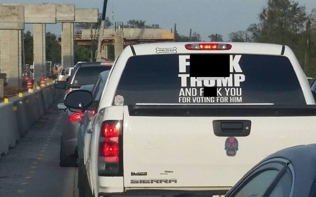 Sheriff deletes viral post about F**k Trump truck sign after receiving hate messages