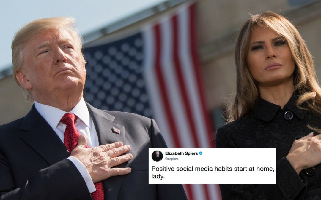 Melania Trump wants adults to limit kids’ interactions on social mediaand the irony is palpable