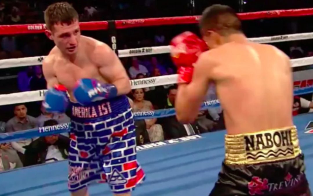 Trump Supporting Boxer Wearing “America 1st” Border Wall Shorts Defeated By Mexican Rival