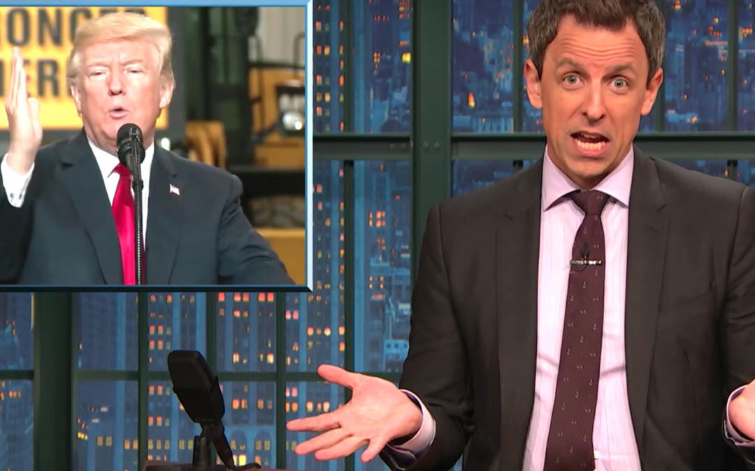 Seth Meyers Shreds GOP Hypocrisy Over Trump’s Attacks On Amazon