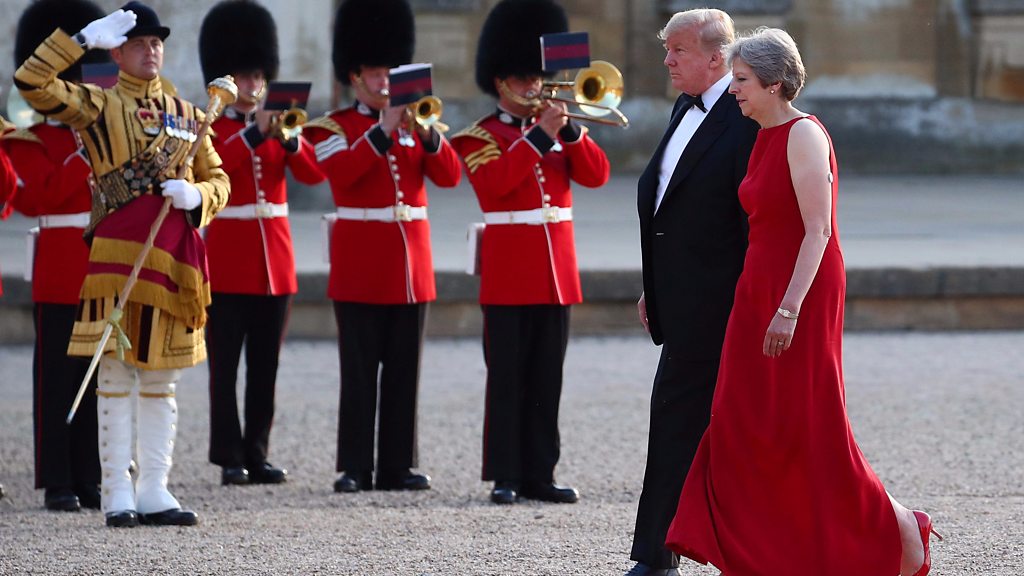 Trump gives May’s Brexit plan both barrels