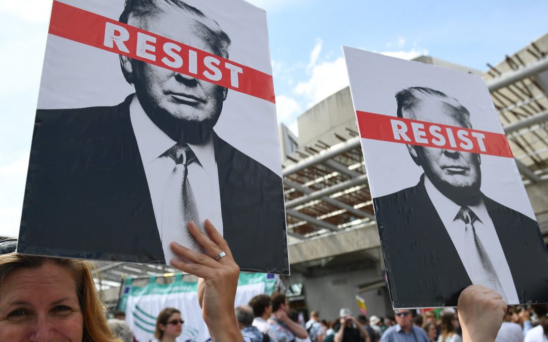 Trumps Scotland Visit Met With More Protests