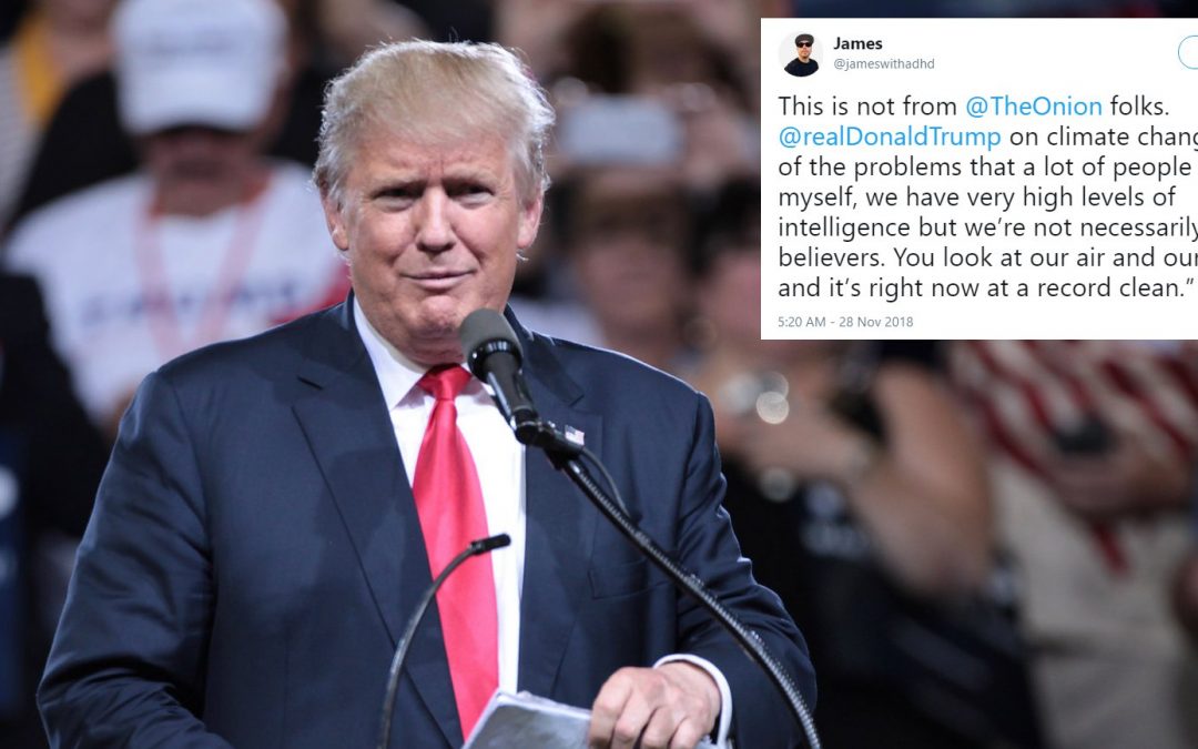 Twitter mocks Trump for saying he has ‘very high levels of intelligence’