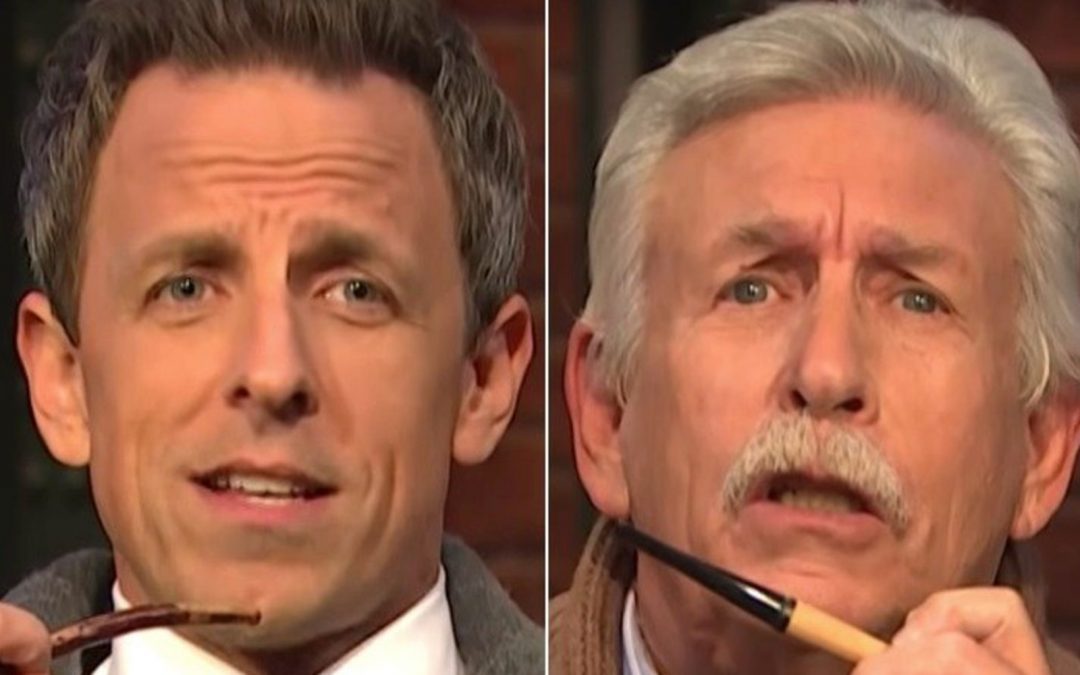 Seth Meyers Gets Ribbed By His Own Dad Over ‘Late Night’ Trump Jokes