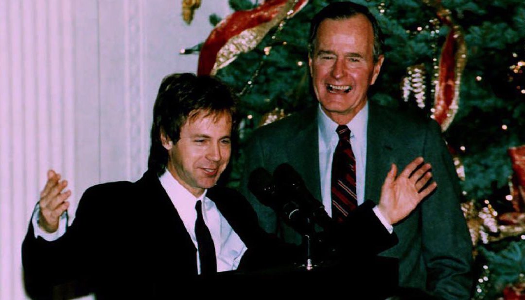 George H.W. Bush could do what Trump can’t: Laugh at himself